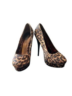Animal Print Platform Pumps
